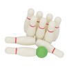Kids Bowling Set Educational Interactive Resin with 10 Bowling Pins