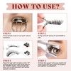 Higu clace Magnetic Eyelashes, 2 Style Magnetic Lashes Natural Look