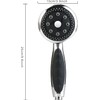 Premium Chrome Hand Shower with 5 Jet Types - Luxurious