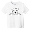 Jack Russell Terrier Dog Breed Drawing Cute Infant Toddler T-Shirt,