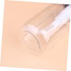 Vaguelly 6Pcs Refillable Pet Emulsion Bottles Transparent Subpackaging Bottles with