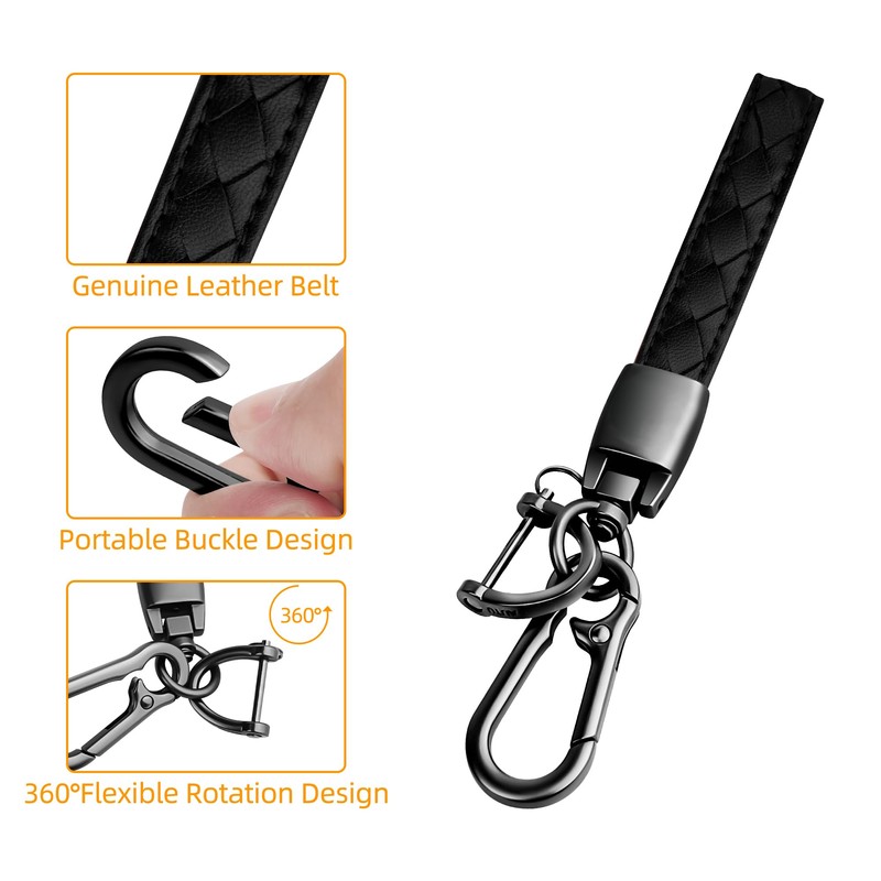 Sindeda for Kia Key Fob Cover with Keychain Soft Full