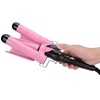 3 Barrel Curling Iron Wand Adjustable Hair Curler Waver Crimper