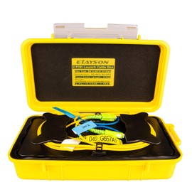Etayson Fiber Optic OTDR Launch Cable Box G.657A1 Singlemode 9/125 SC/APC-SC/APC Connector Dead Zone Eliminator Fiber Box (1000M)