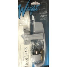 Wright Screen Storm Door Latch Push Button Keyed No Lock Out VK333X3 Aluminum