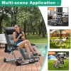 ABORON Zero Gravity Lounge Chair Recliner Folding Patio Lawn Chaise