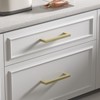 Goldenwarm 20 Pack 6-1/4 inch Gold Kitchen Cabinet Handles Brushed