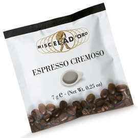 Miscela d'Oro Single Shot Espresso Cremoso Ground Pods, 150 pack
