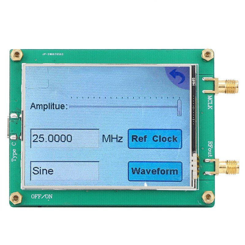 AD9833 TFT Full Touch Screen Signal Generator DDS Source Dot