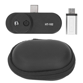 Thermal Imaging Camera Black ABS Mobile Phone Thermal Imager with Adjustable Integrated Connector