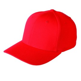 Flexfit Original Blank Proformance Hat Cap Flex Fit Small/Medium - Red