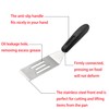 Slotted Mini Metal Spatula Turner for Cast Iron Skillet -