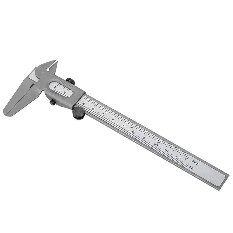 Vernier Caliper, High Precision Metal Vernier Caliper Manual Measuring Caliper