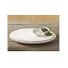 White Beaded Lazy Susan