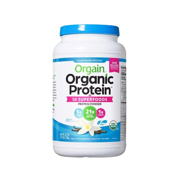 Orgain Orgain Organic Plant Based Protein Powder, Vegan, Non-GMO, Gluten