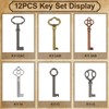 12PCS Hollow Barrel Skeleton Key, Universal Barrel Key Replacement, Generic