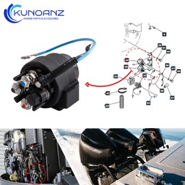 Power Trim Tilt Relay for Yamaha Outboard 75 80 90 100 115 130 150 115 175 200 225 HP(91-07) for Suzuki 25 30 40 50 55 60 65 70 75 85-140-225 hp(79-10) for Mercury 75-90 Evinrude Johnson 25-140(98-05)