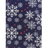 Leggings Snowflakes Christmas Navy, White & Red. Buttery Soft Leggings