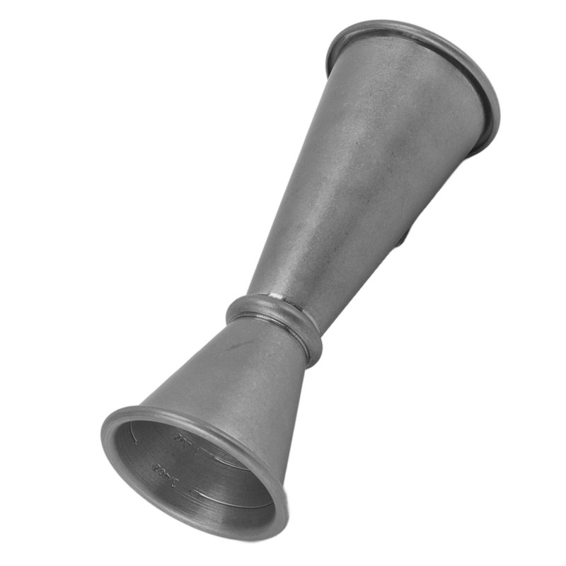 Double Cocktail Jigger 304 Stainless Steel Roll Hem Bar Measuring