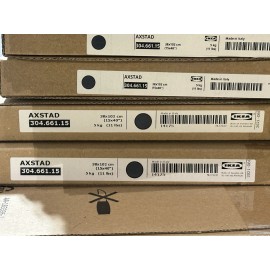 IKEA Qty 1 IKEA Axstad Matte Dark Gray 15x40 ” Sektion Cabinet Glass Door 304.661.15