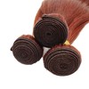 Reddish Brown Bundles Human Hair Copper Red Straight Bundles 14