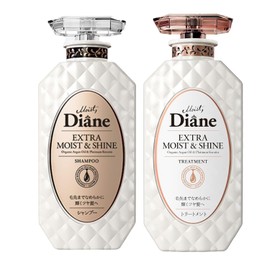 Moist Diane Hair Shampoo and Conditioner Set for Women& Men, Natural Keratin Protein Haircare, Japanese Hydrating Moisturizing Hair& Scalp Hair Care Set, Silicone & Sulfate Free, Extra Moist & Shine