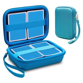 Tasche für Sammelkarten, Tragetasche für 400+ Spielkarten – Aufbewahrungsbox für UNO, Karten, Kartenspiele – Schützt vor Staub & Nässe, Ideal für Jungen Mädchen & Unterwegs (Schwarz)