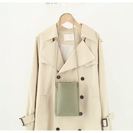 LIVELILY Shoulder Bag, Smartphone Pouch, Smartphone Pochette, Simple Mini Bag, green (moss green)