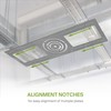 ASD New Construction Mounting Plate with Symmetric Round Hole -