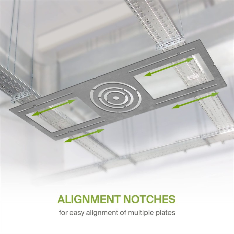 ASD New Construction Mounting Plate with Symmetric Round Hole -
