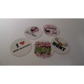 Unbranded Pre Cut One Inch Bottle Cap Images! I HEART BOW HUNTING FREE SHIPPING - photo, 25 images