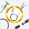 SHUOGUO Upgraded 35 Inch Flexible Grabber Claw Drain Snake Hair