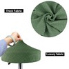 HuaLiSiJi Stool Covers Round 30-40cm/12-15.7" Round Bar Stool Covers, Luxurious