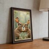 24x36 Wood Grain Gold Frame Small Loving Acts Quote for