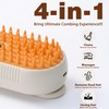 4 in 1 Cat Steam Brush for Shedding, Rechargeable Cat