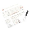 138PCs Keycaps Full Set PBT Mechanical Keyboard Accessory Computer Parts