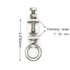 5Pcs C-Clamps;C Clamp Stainless Steel, Beam Clamp.Comes with Stainless Steel