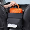 COGEEK Car Storage Organizer Between Seats with Tissue Holder |