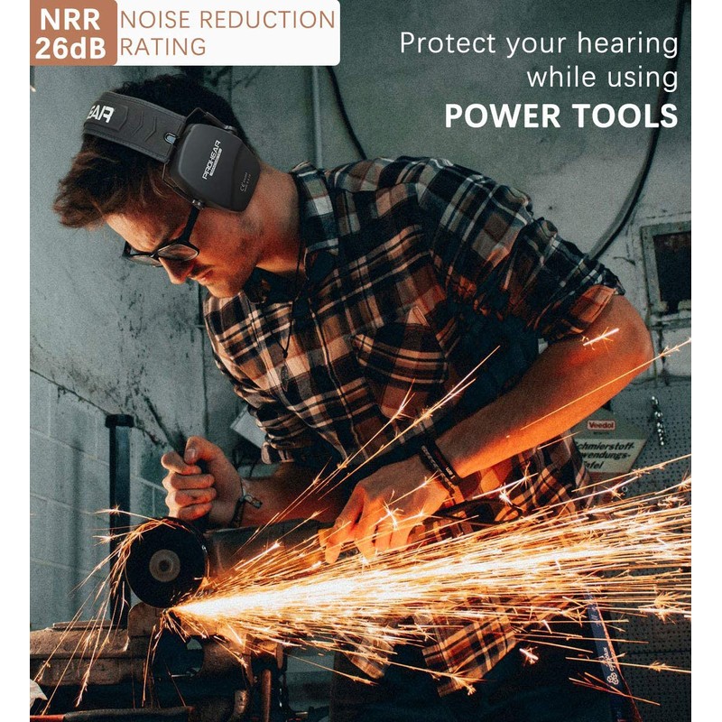 PROHEAR 016-Gel Shooting Ear Protection Safety Muffs with Gel Ear