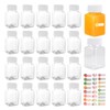 SJDOFU Bottles with Lids, Pack of 20 Small Reusable Leak-Proof