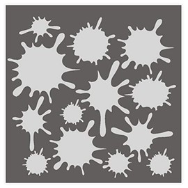 Paint Splatter Decal Set - Warm Gray Paint Splash Stickers - Removable Paint Splatter Stickers - Wall Decals Peel and Stick Kids -Daycare Decor Art Classroom Decor Kids Bathroom Sets - 13pc