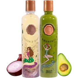 Origen Botánico Dúo Capilar, Shampoo SOS de Cebolla y Argán + Tratamiento Plex de Banano, Aguacate y Argán