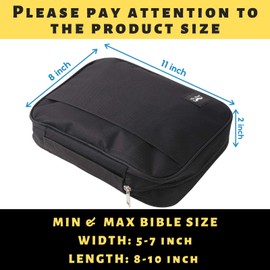Mr. Pen- Bible Case, Bible Bag, Black, Bible Covers, Bible Holder, Bible Bags Canva, Study Bible Case, Bible Cases, Bible Covers for Bible Study, Covers for Bible, Bible Book