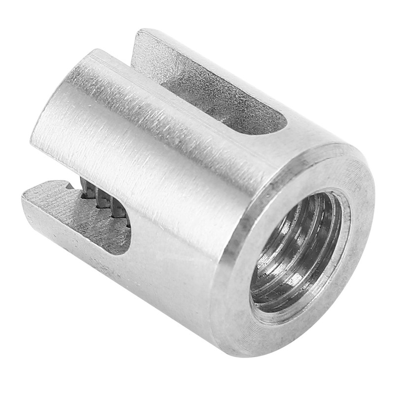10Pcs Cross Cable Clamp Stainless Steel Wire Railing Clamp Fastener