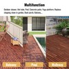 MERITLINE Interlocking Deck Tiles - 30PCS Waterproof Acacia Wood Patio