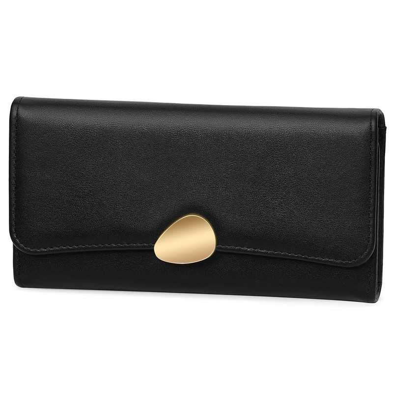 Wallet for Women PU Leather Trifold Wallet Large Capacity Clutch