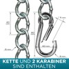 KLIFFHÄNGER Extension Chain for Hanging Chair, Hammock Chair and Hammock