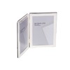 6 x 8-inch Silver Flat Edge DOUBLE PORTRAIT Photo Frames