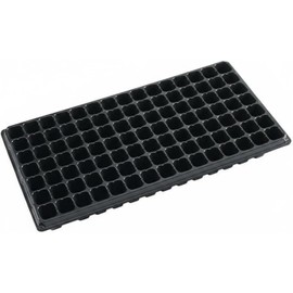 Almencla Bandeja de Semilleros con Optimizado de Drenaje y Separación de Material Reutilizable Ligera y Indicada para Jardinería en Casa Viveros Familiar, 60G, 105 Agujeros