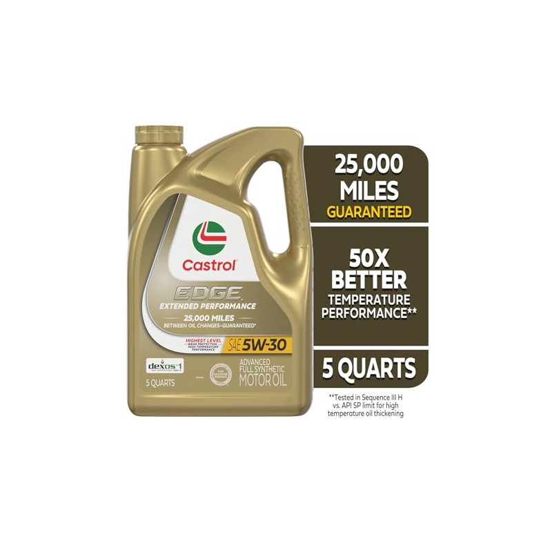 Castrol 1597B1 Edge Extended Performance 5W-30 Aceite de Motor sintético
